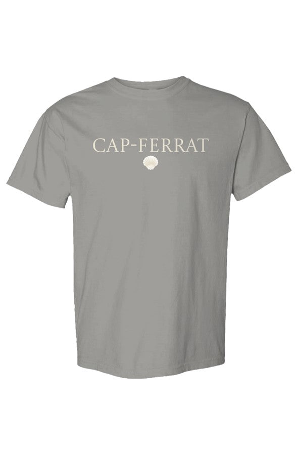 Cap-Ferrat Cream Shell T-Shirt in Grey
