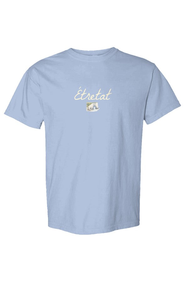 Étretat Cliffs T-Shirt in Washed Denim