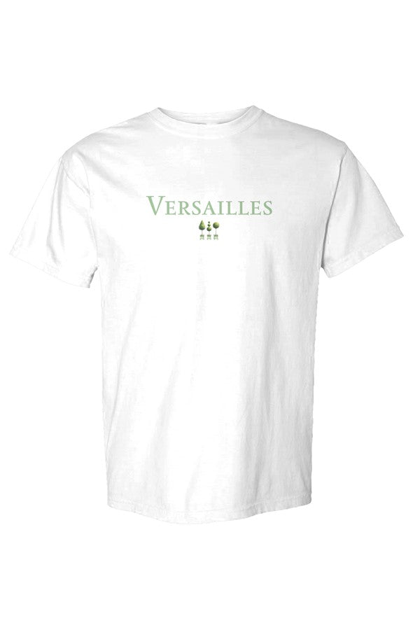 Versailles Green Topiaries T-Shirt in White