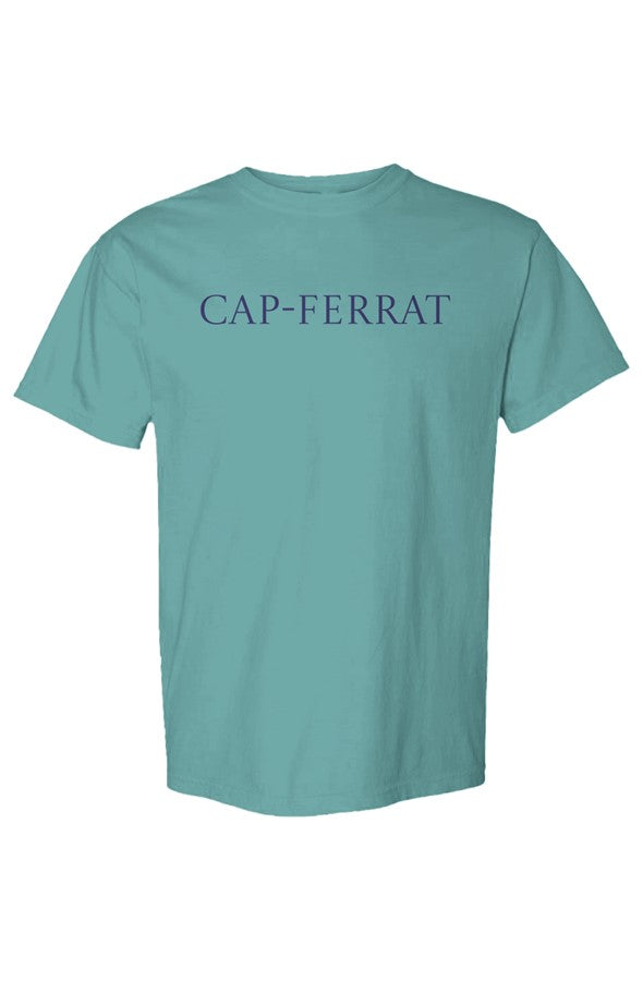 Cap-Ferrat Navy T-Shirt in Seafoam