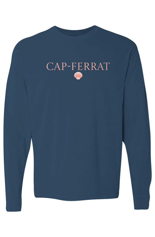 Cap-Ferrat Pink Shell Long-Sleeve in Midnight
