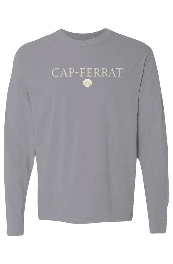 Cap-Ferrat Cream Shell Long-Sleeve in Granite