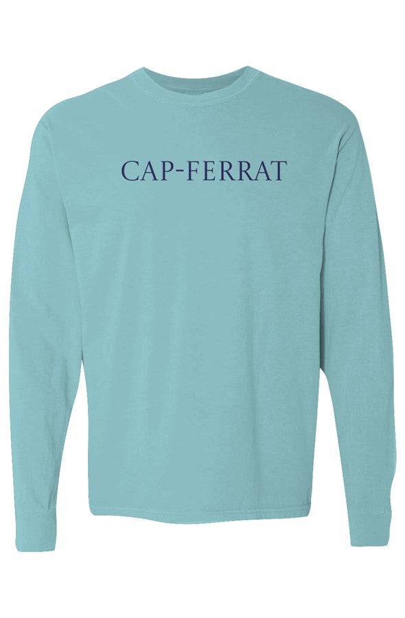 Cap-Ferrat Navy Long-Sleeve in Chalky Mint