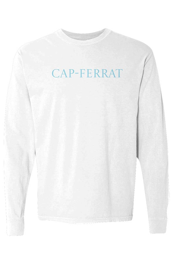 Cap-Ferrat Light Blue Long-Sleeve in White