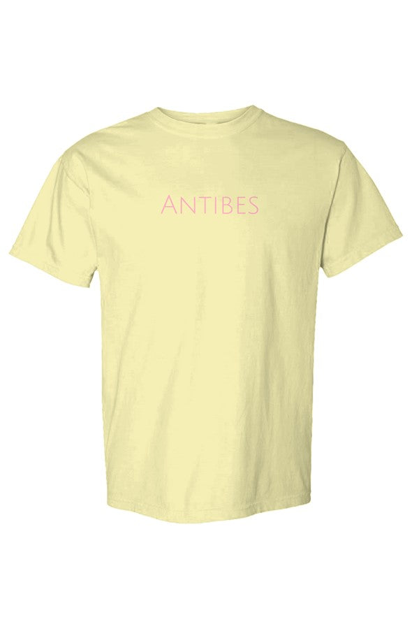 Antibes Pink T-Shirt in Neon Lemon