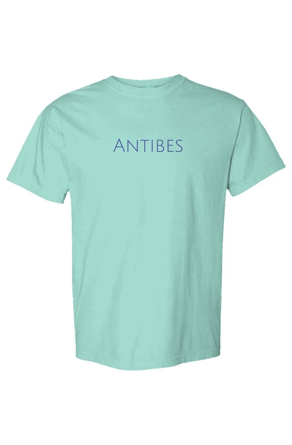 Antibes Royal Blue T-Shirt in Chalky Mint