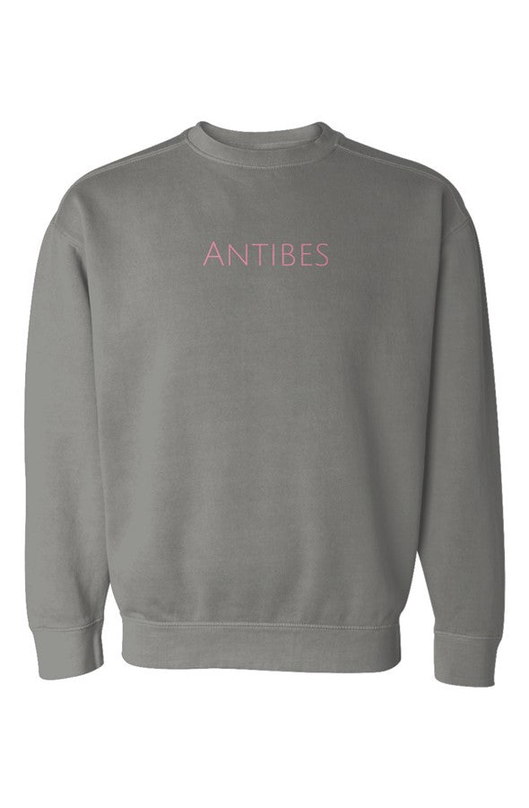 Antibes Pink Sweatshirt in Grey