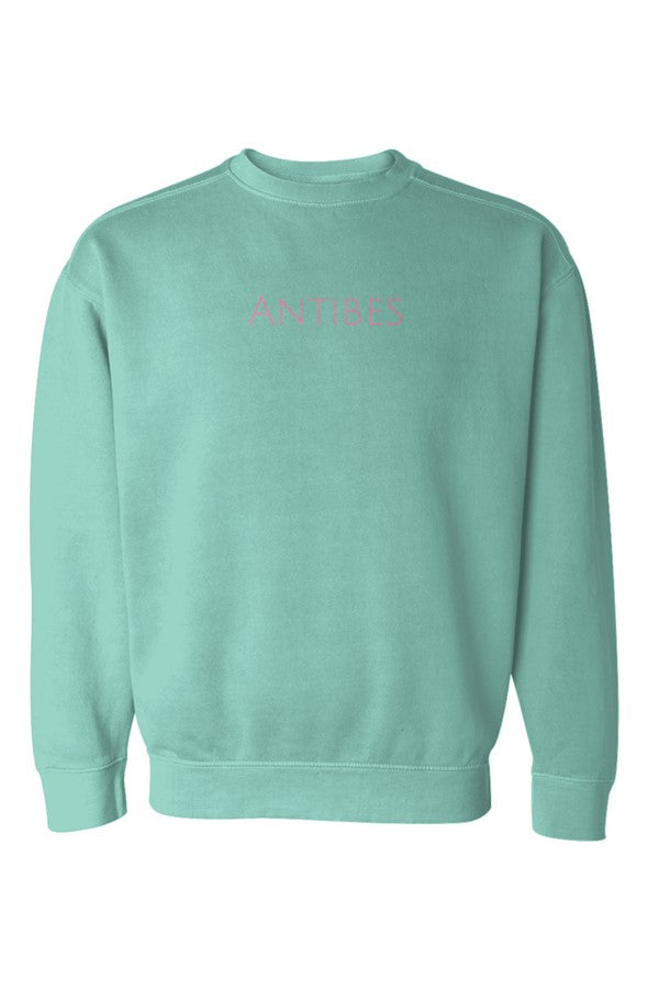 Antibes Pink Sweatshirt in Chalky Mint