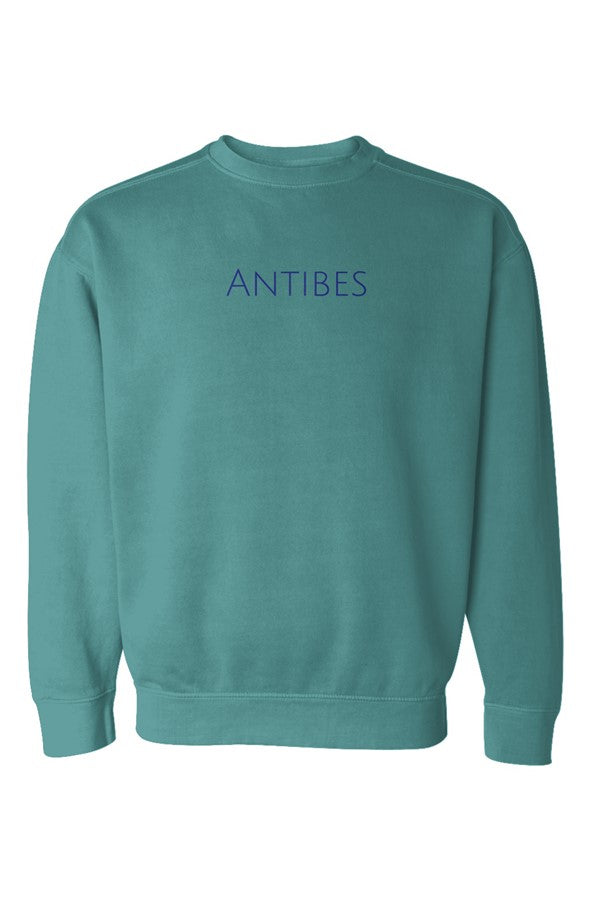Antibes Navy Sweatshirt in Seafoam