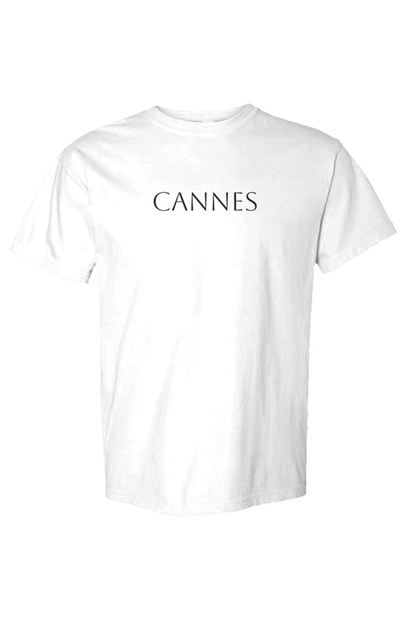 Cannes Black T-Shirt in White