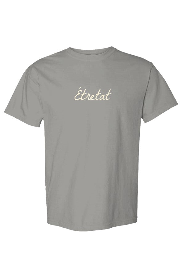 Étretat Cream T-Shirt in Grey