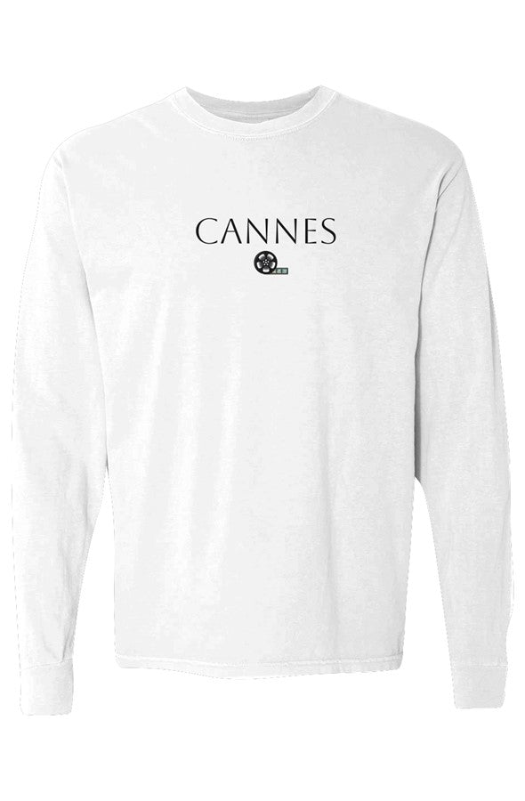 Cannes Film Reel Long-Sleeve in White