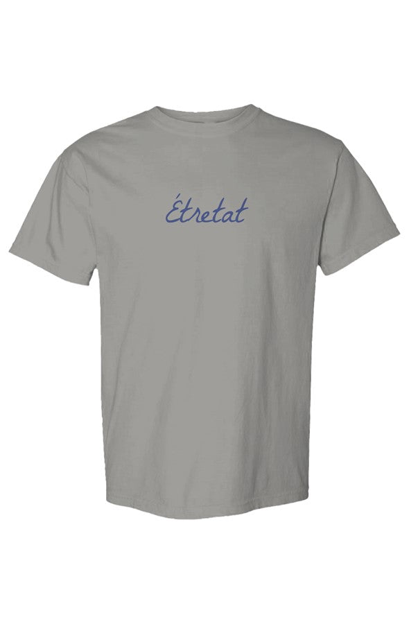 Étretat Navy T-Shirt in Grey