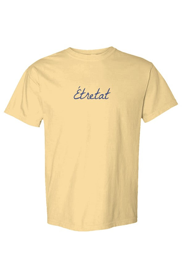Étretat Navy T-Shirt in Butter