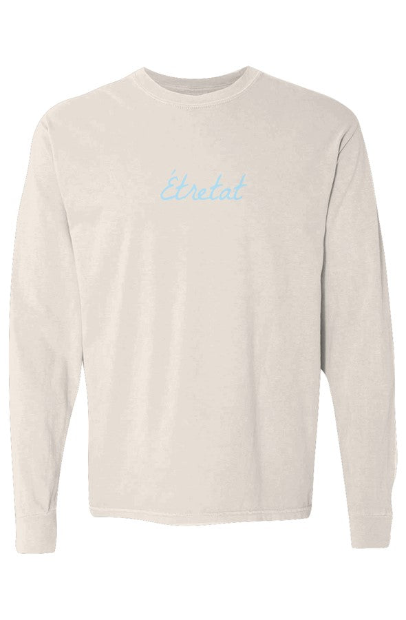 Étretat Light Blue Long-Sleeve in Ivory