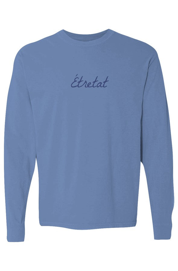 Étretat Navy Long-Sleeve in Flo Blue