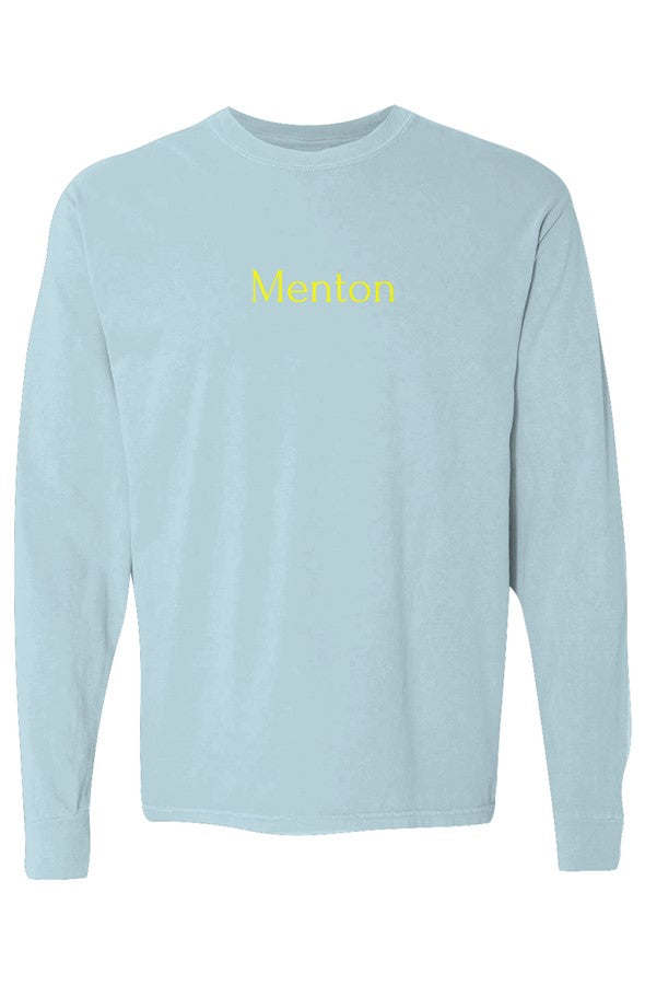 Menton Yellow Long-Sleeve in Chambray