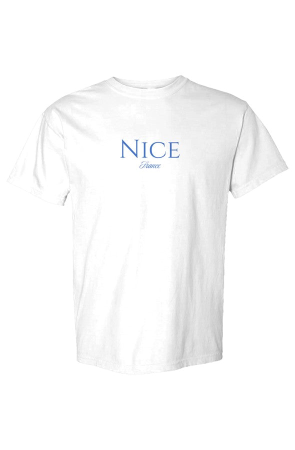 Nice Blue T-Shirt in White