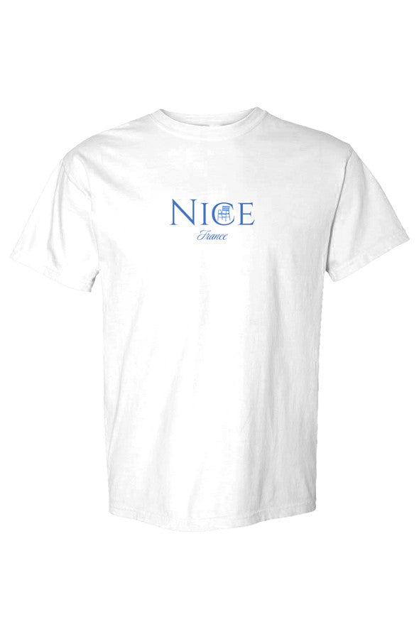 Nice Blue Chair T-Shirt in White