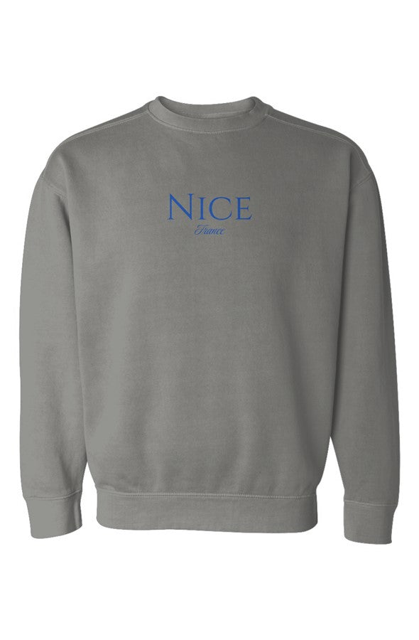 Nice Blue Sweatshirt in Grey