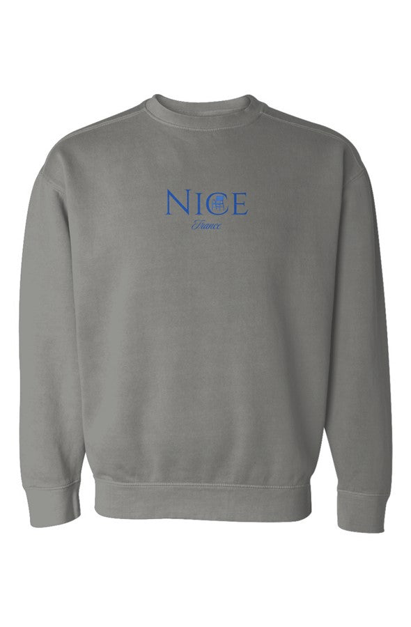 Nice Blue Chair Sweatshirt in Grey