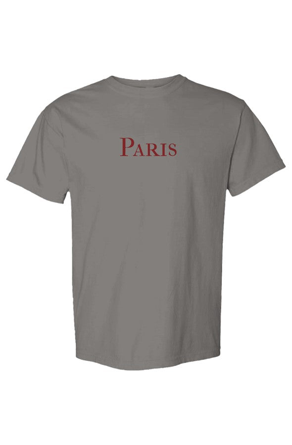 Paris Burgundy T-Shirt in Pepper