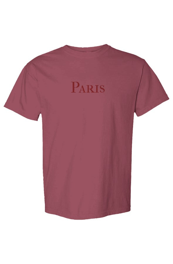 Paris Burgundy T-Shirt in Chili