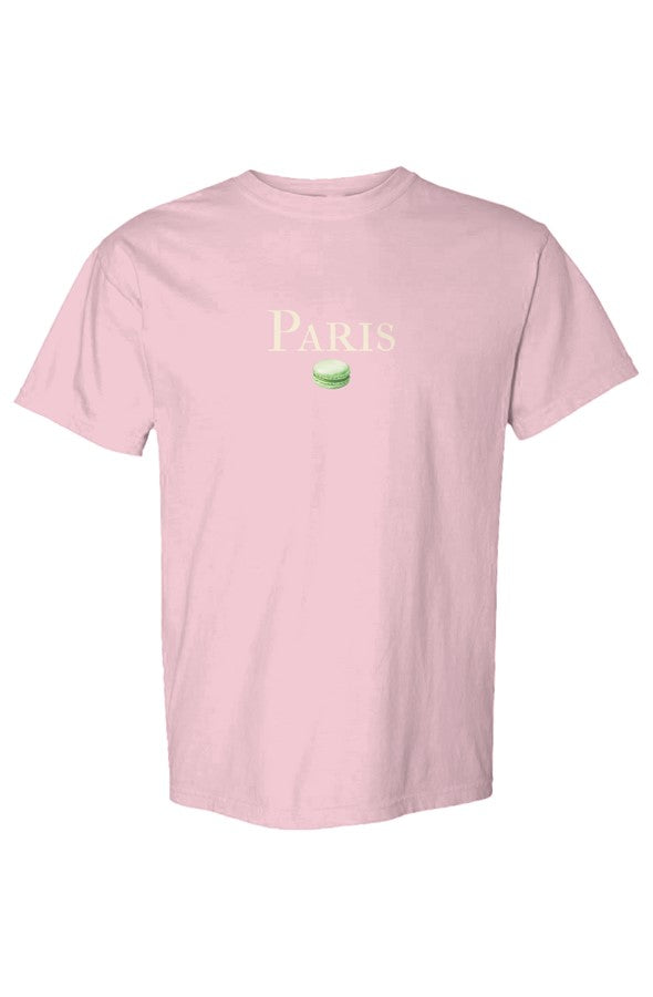 Paris Cream with Green Macaron T-Shirt in Blossom