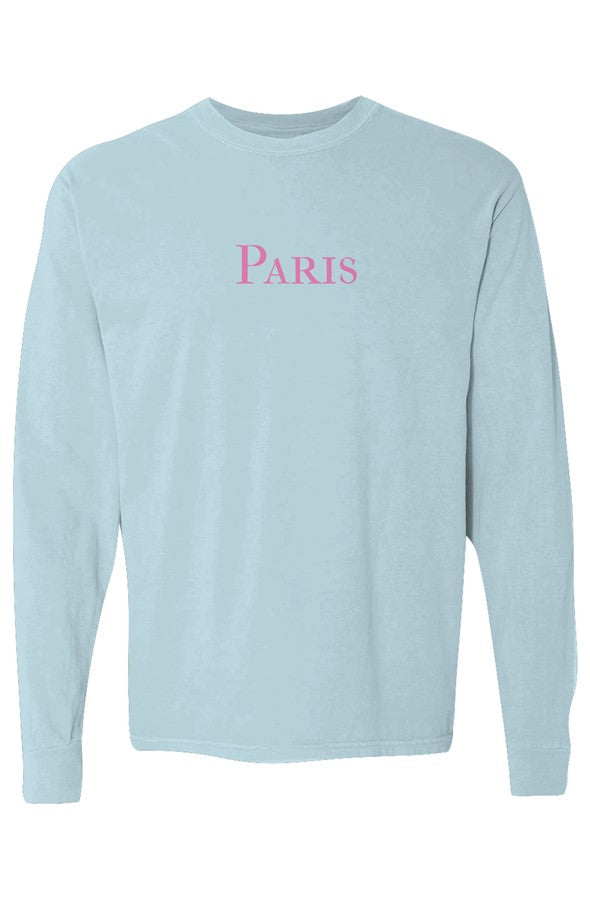 Paris Pink Long-Sleeve in Chambray