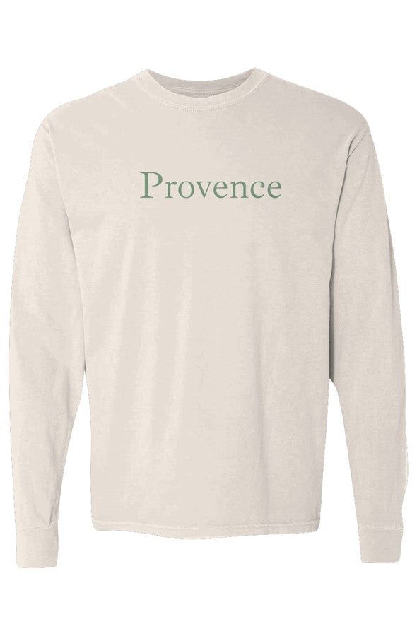 Provence Green Long-Sleeve in Ivory