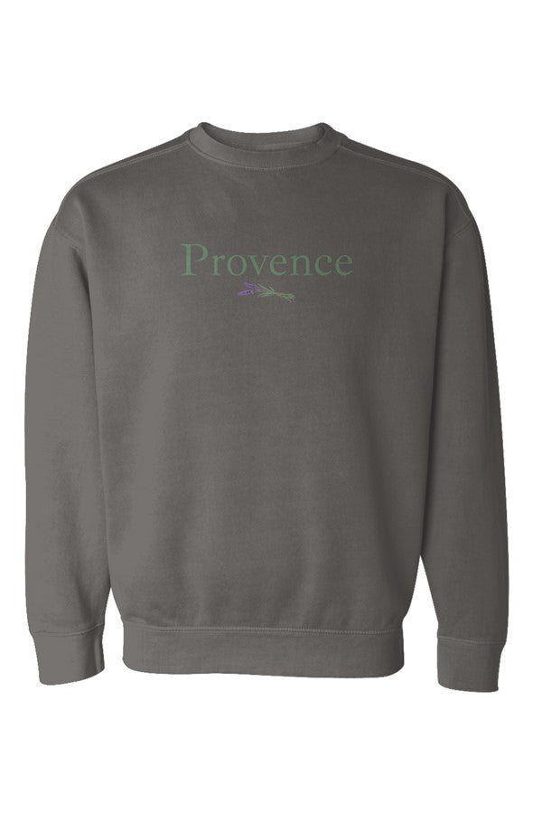 Provence Green Lavender Sweatshirt in Pepper