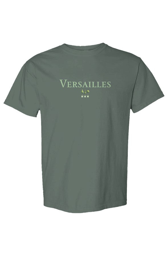Versailles Green Topiaries T-Shirt in Blue Spruce