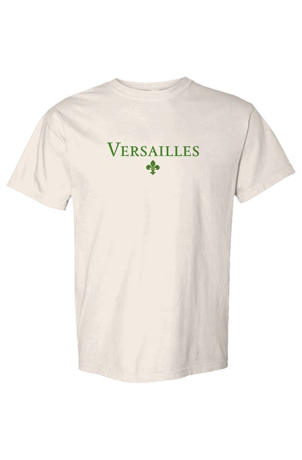 Versailles Green Fleur De Lis T-Shirt in Ivory