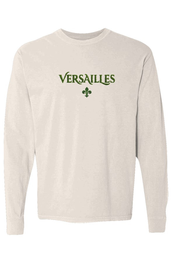 Versailles Hedge Fleur De Lis Long-Sleeve in Ivory