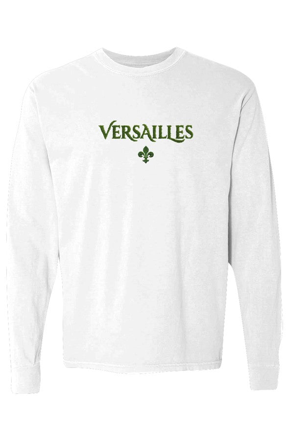 Versailles Hedge Fleur De Lis Long-Sleeve in White