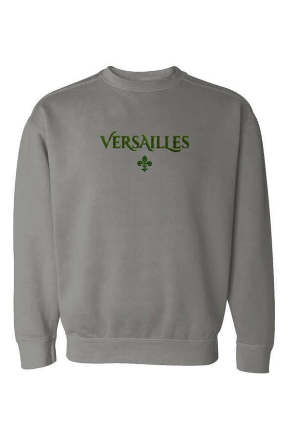 Versailles Hedge Fleur De Lis Sweatshirt in Grey