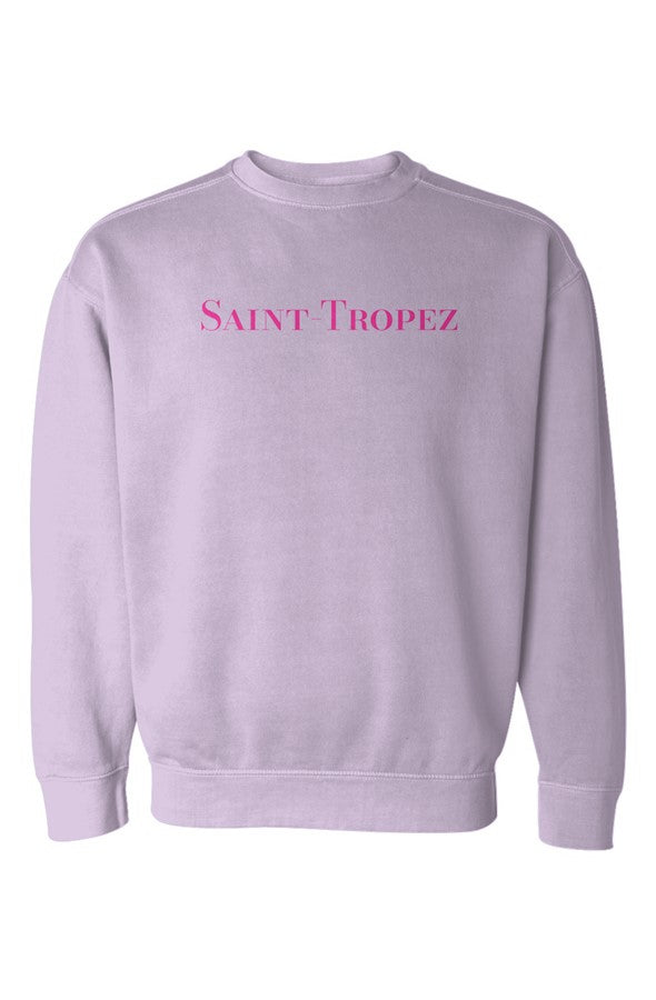 Saint-Tropez Hot Pink Sweatshirt in Orchid