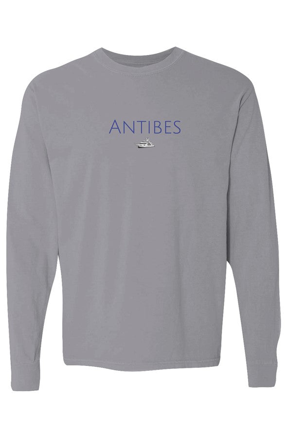Antibes Navy Yacht Long-Sleeve in Granite