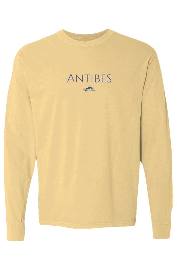 Antibes Navy Yacht Long-Sleeve in Butter