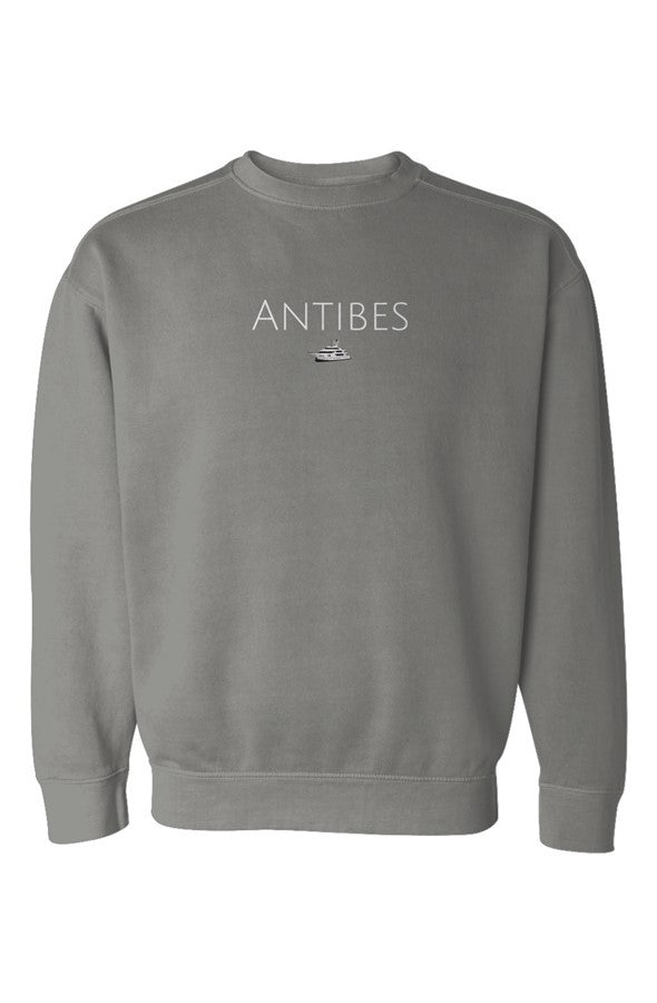 Antibes White Yacht Sweatshirt in Grey
