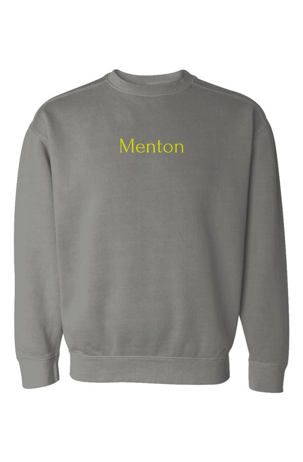 Menton Yellow Sweatshirt in Grey